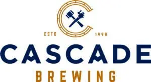 A logo of cascade brewing company