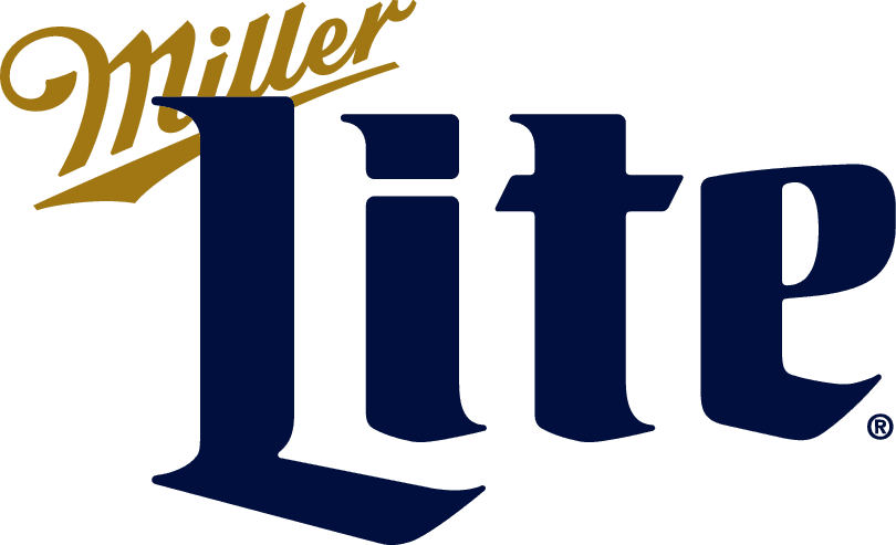 A miller lite logo is shown on the side of a green background.
