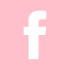 A pink background with the letter f in black.
