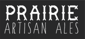 A black and white logo of the name prairie artisan art.