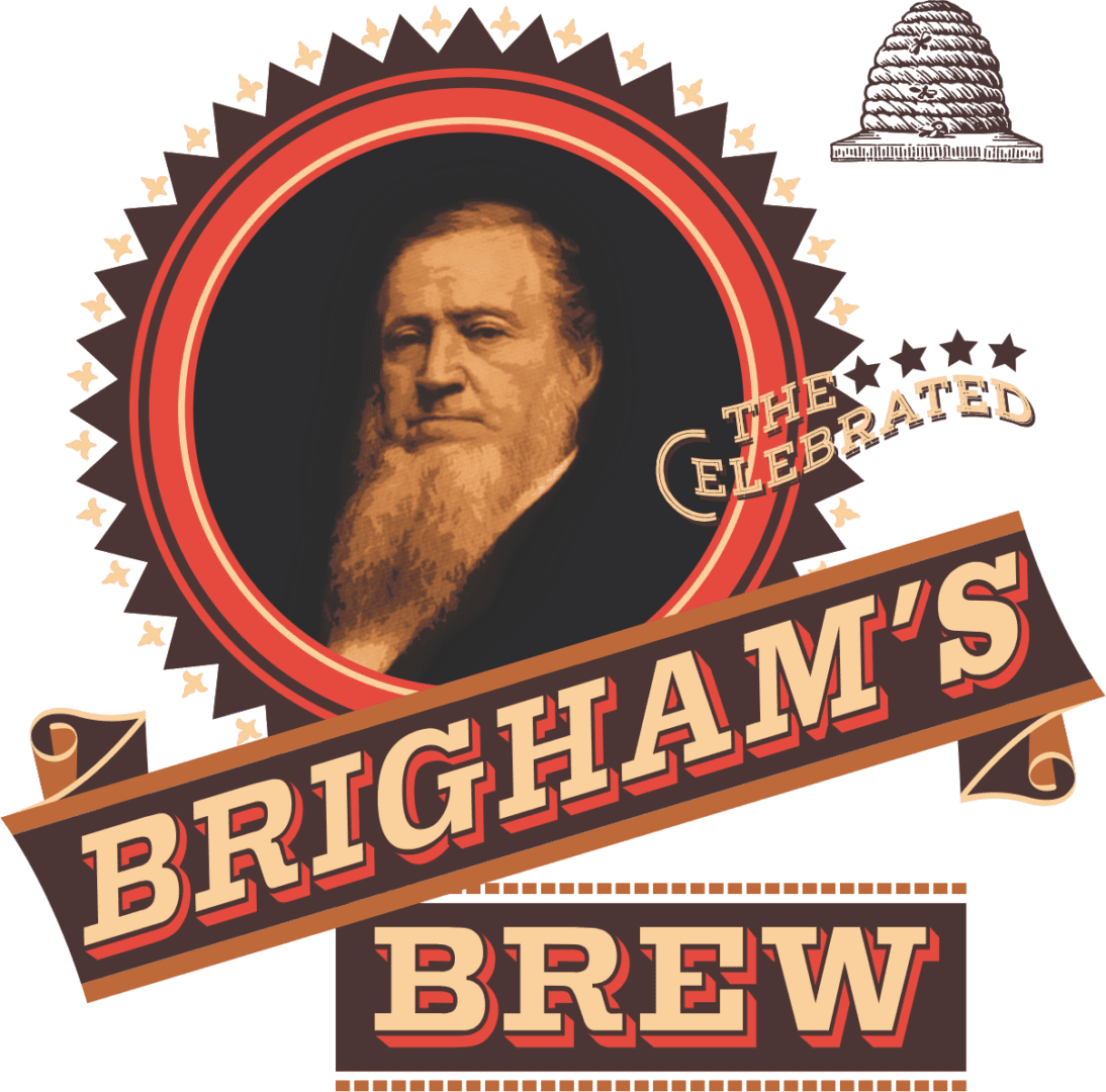 A picture of brigham 's brew is shown.